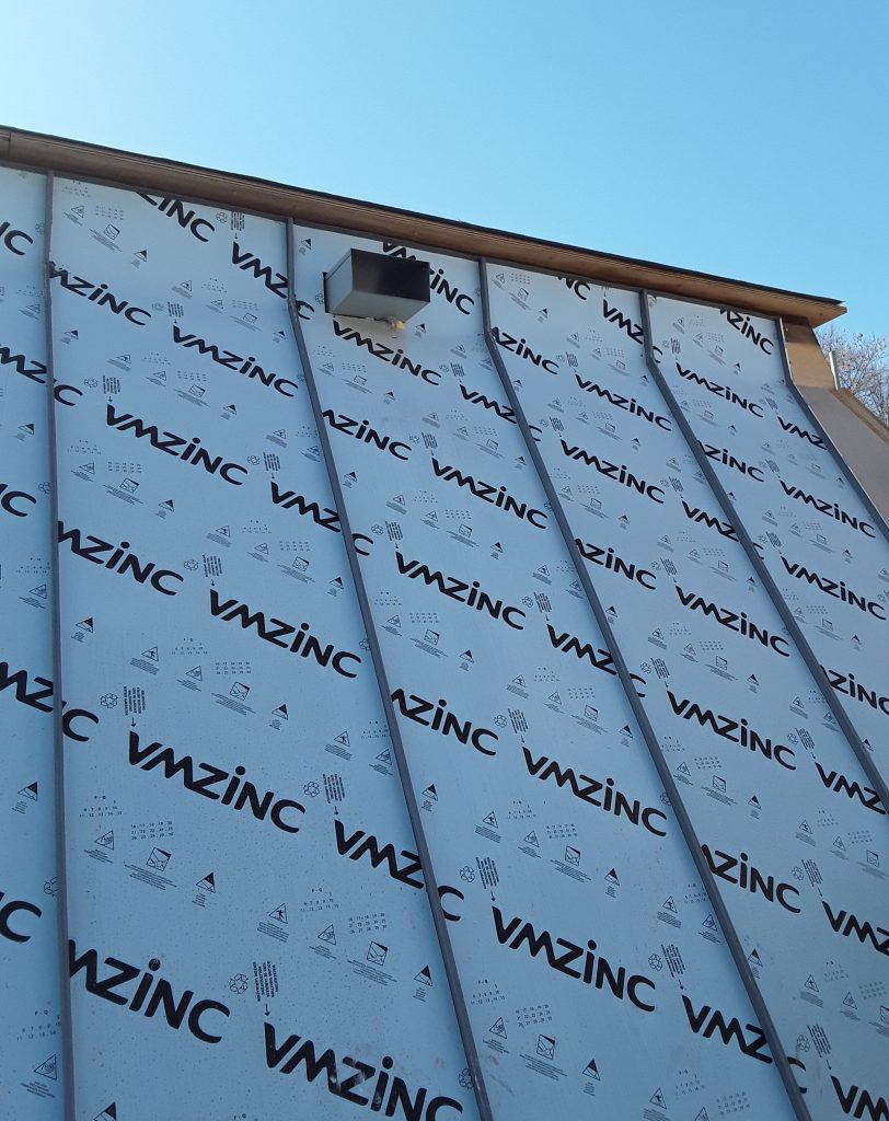 Zinc roofing and cladding Connaught House Site Progress Marketing 19.4.18 (1)