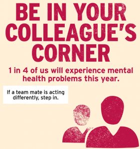 Christmas Health and Safety Blog Mental Health Week Longworth Proud to Support Time to Change be in your colleagues corner