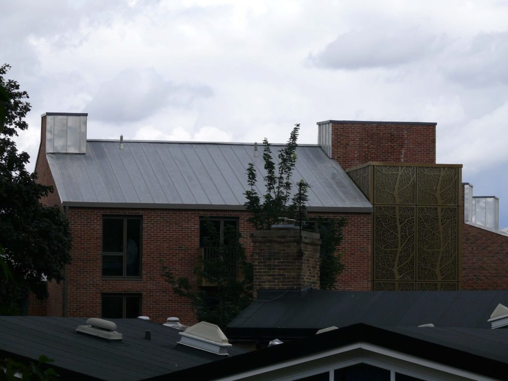 York Vita UGINOX Patina K44 Stainless Steel Roofing Longworth Kevin Jones Metal Solutions (1)