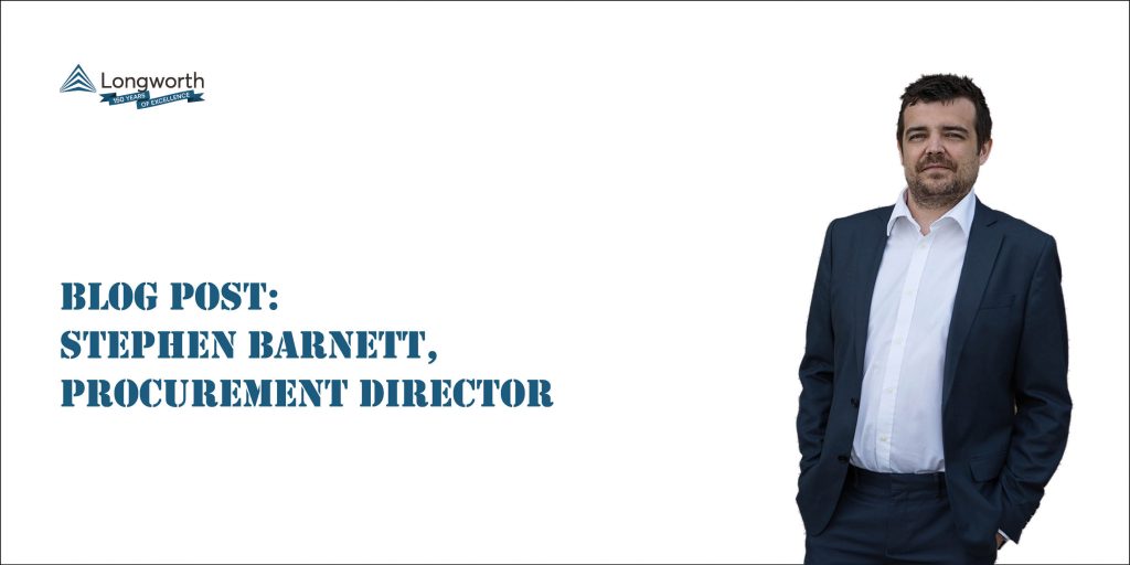 Longworth Procurement Director Ste Barnett Blog