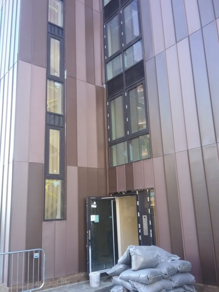 Zinc Cladding VM Pigmento Red and Brown RAF Uxbridge Longworth (2)