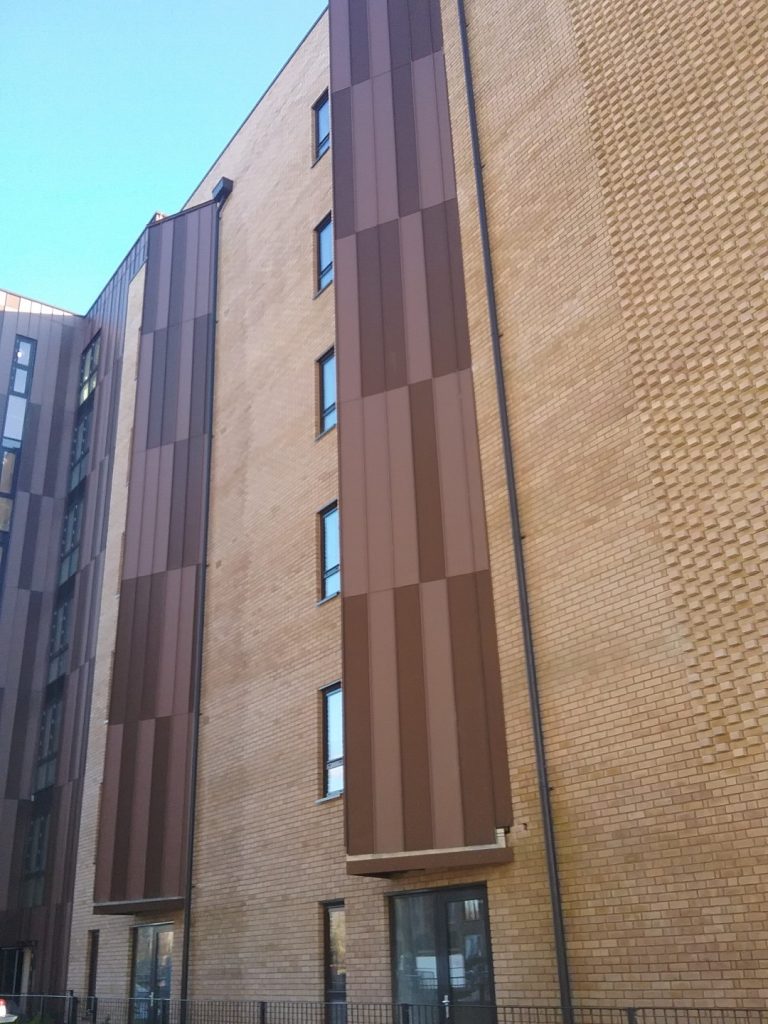 Zinc Cladding VM Pigmento Red and Brown RAF Uxbridge Longworth (4)