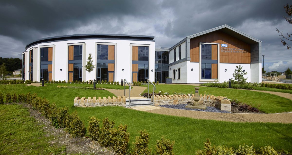 Zinc roofing and cladding Cockermouth Hospital Longworth 1