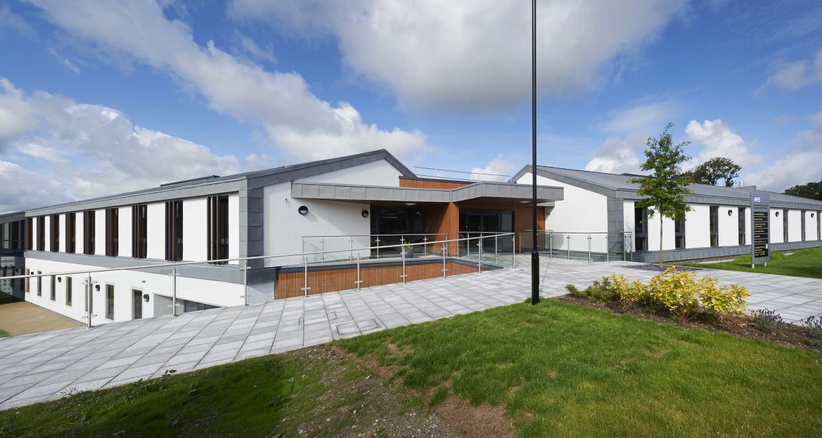 Zinc roofing and cladding Cockermouth Hospital Longworth 2