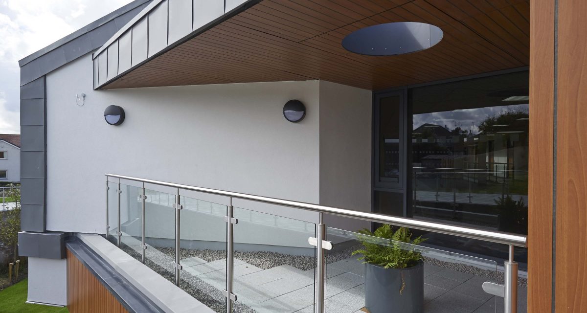 Zinc roofing and cladding Cockermouth Hospital Longworth 4