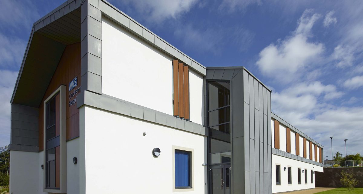 Zinc roofing and cladding Cockermouth Hospital Longworth 5