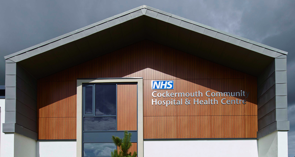 Zinc roofing and cladding Cockermouth Hospital Longworth 10