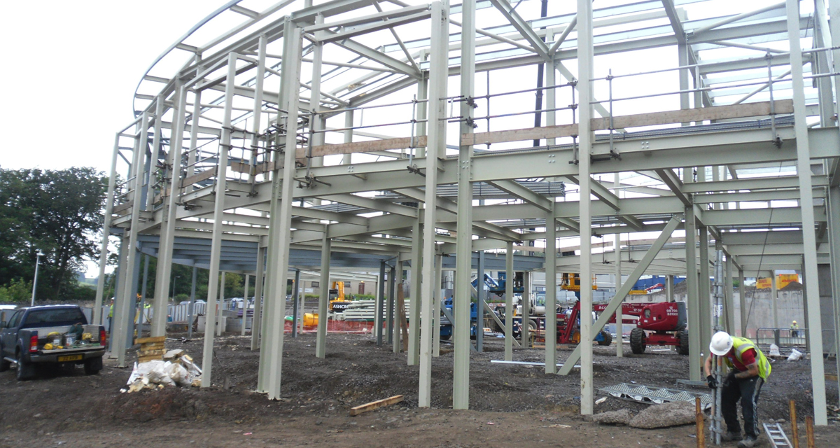 Zinc roofing and cladding Cockermouth Hospital Longworth 13