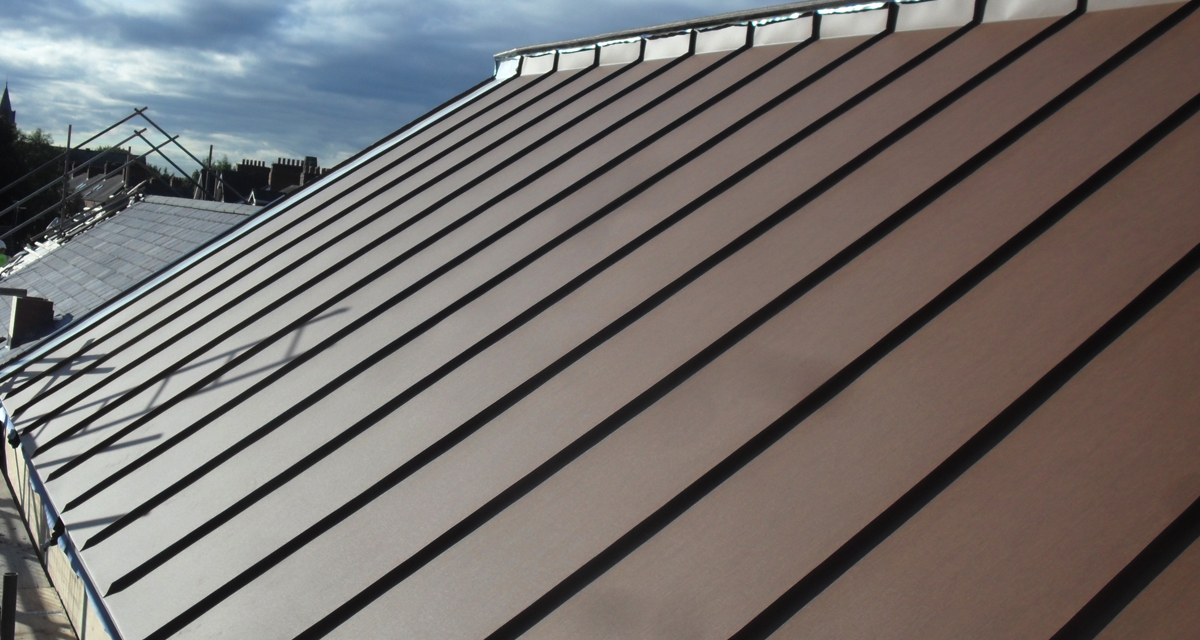 Zipped Standing Seam roofing and cladding by Longworth St Brides Church 6