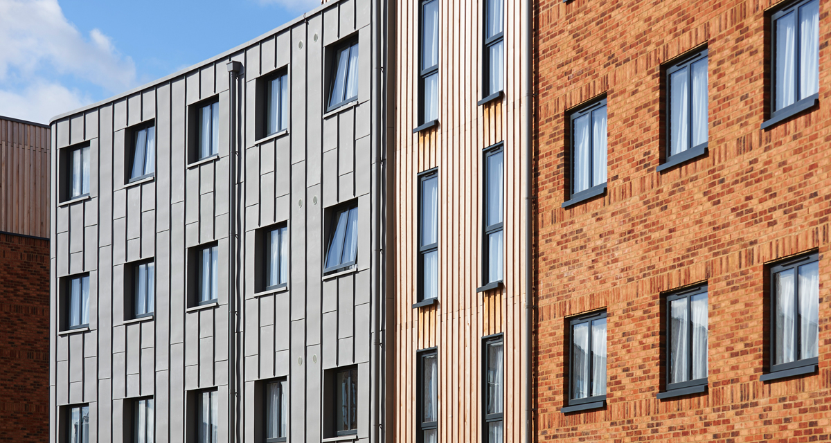 Zinc Cladding Langwith college 1