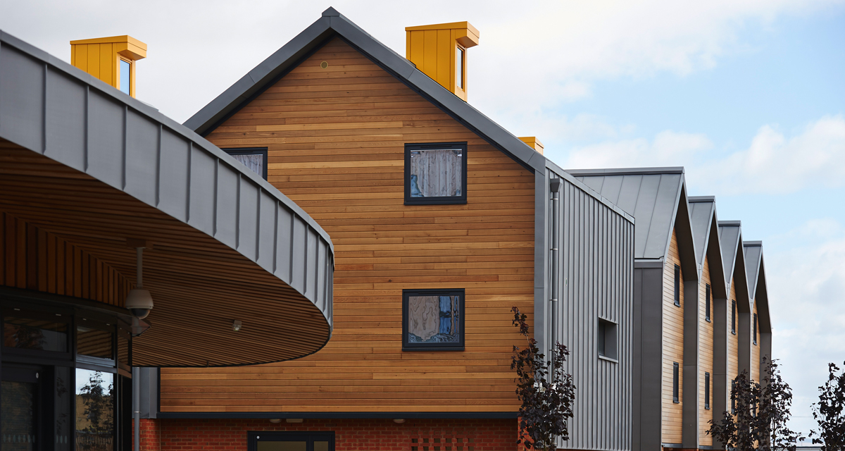 Zinc Cladding Langwith college 2