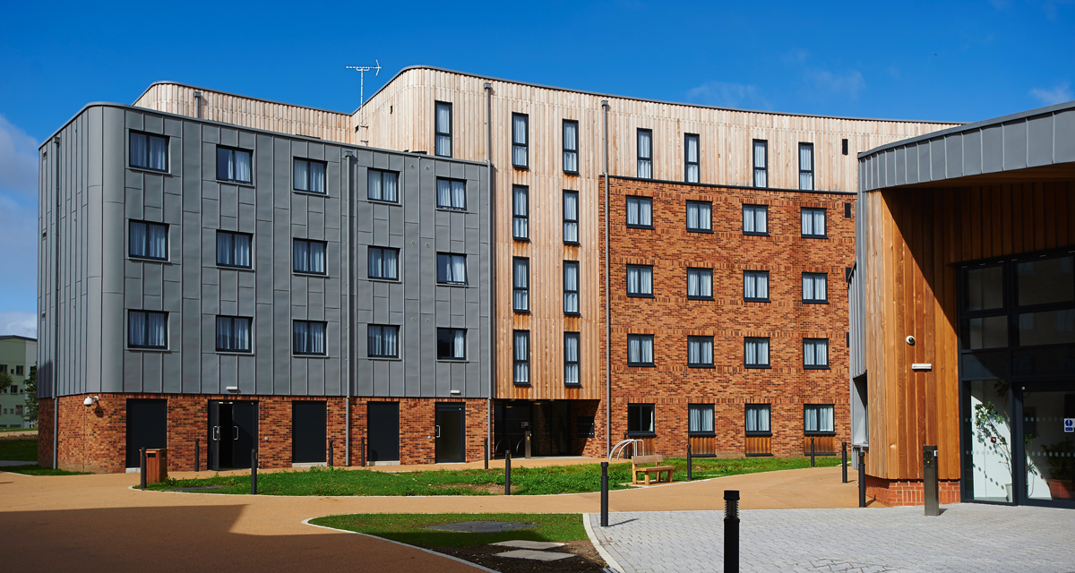 Zinc Cladding Langwith college 6