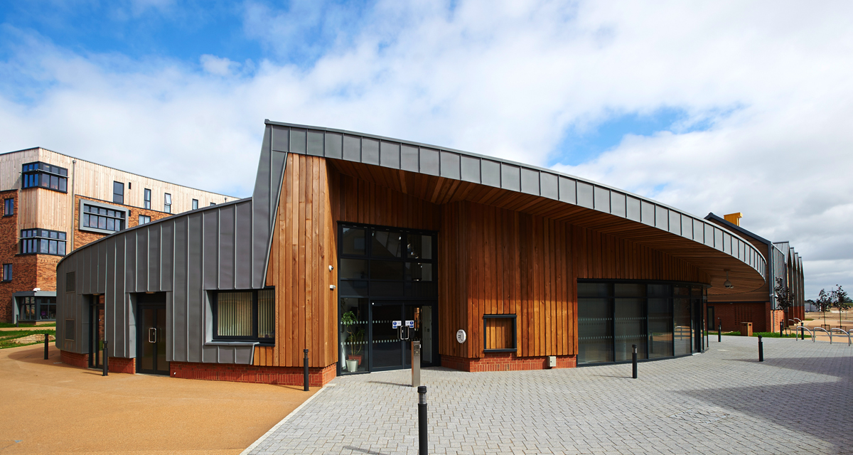 Zinc Cladding Langwith college 7