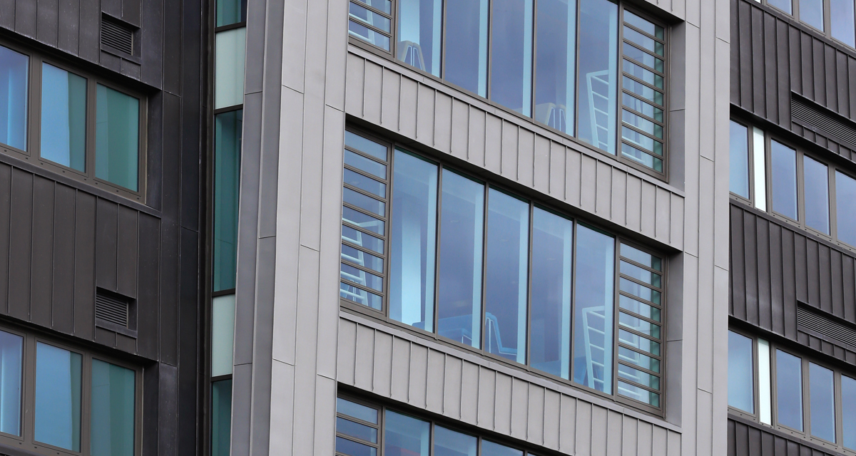 Zinc Roofing and Cladding Parsons Tower Newcastle Longworth 6