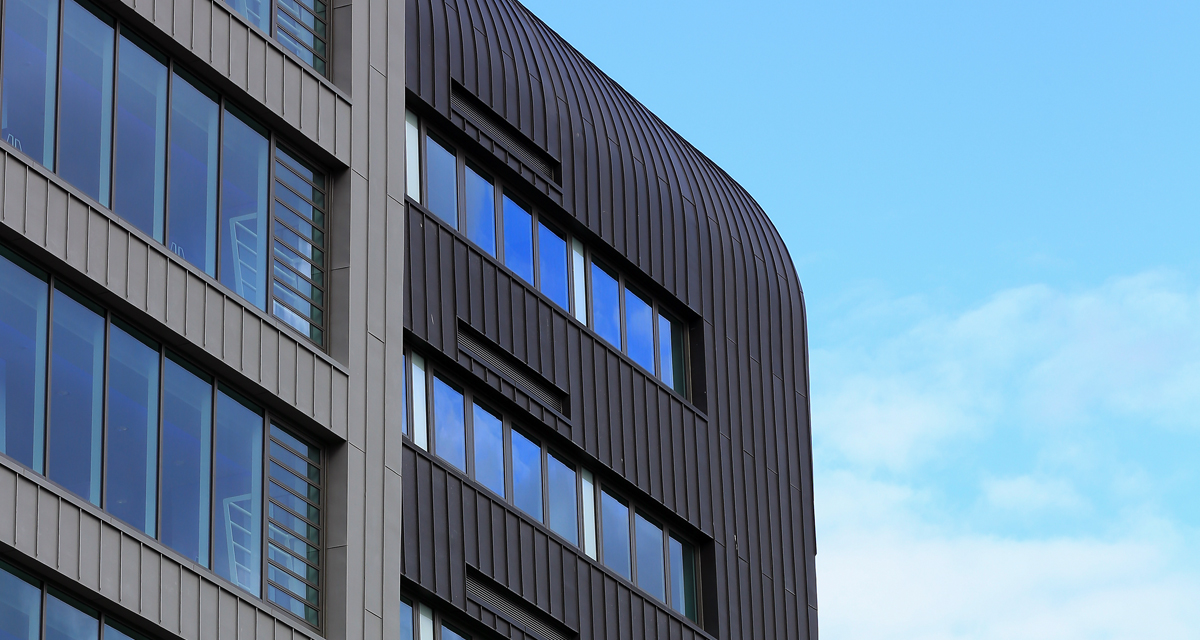 Zinc Roofing and Cladding Parsons Tower Newcastle Longworth 3