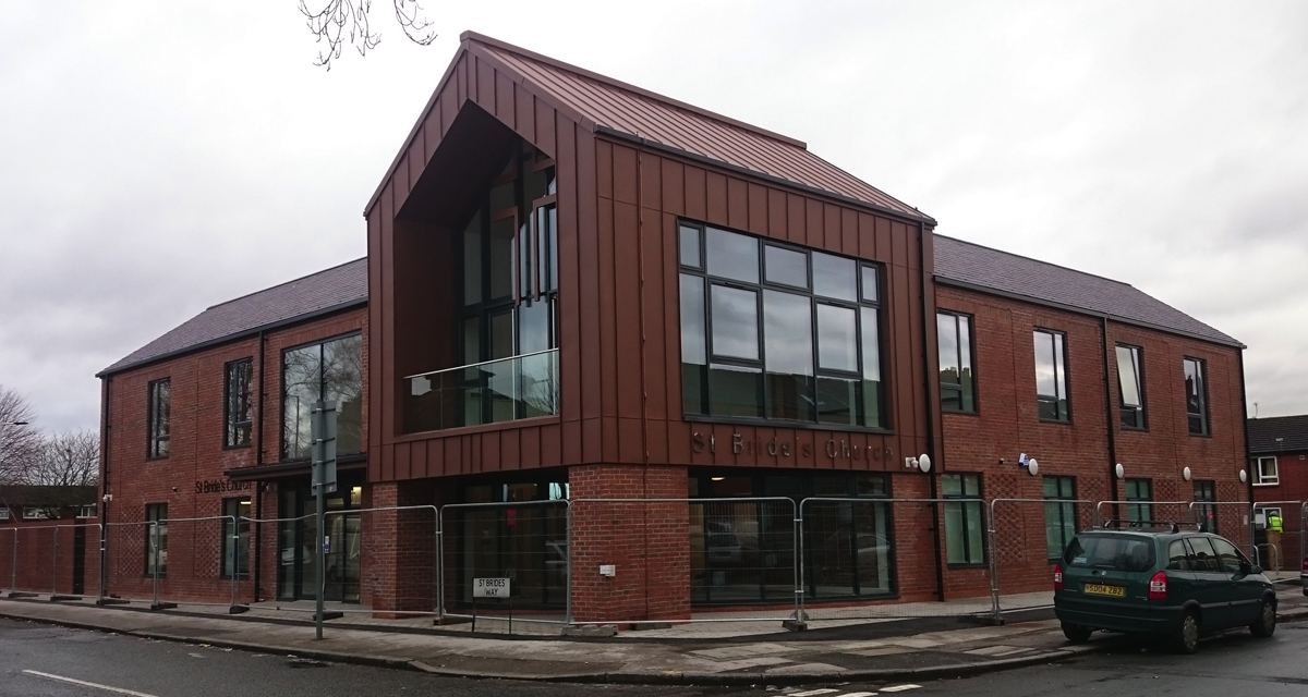 Zipped Standing Seam roofing and cladding by Longworth St Brides Church