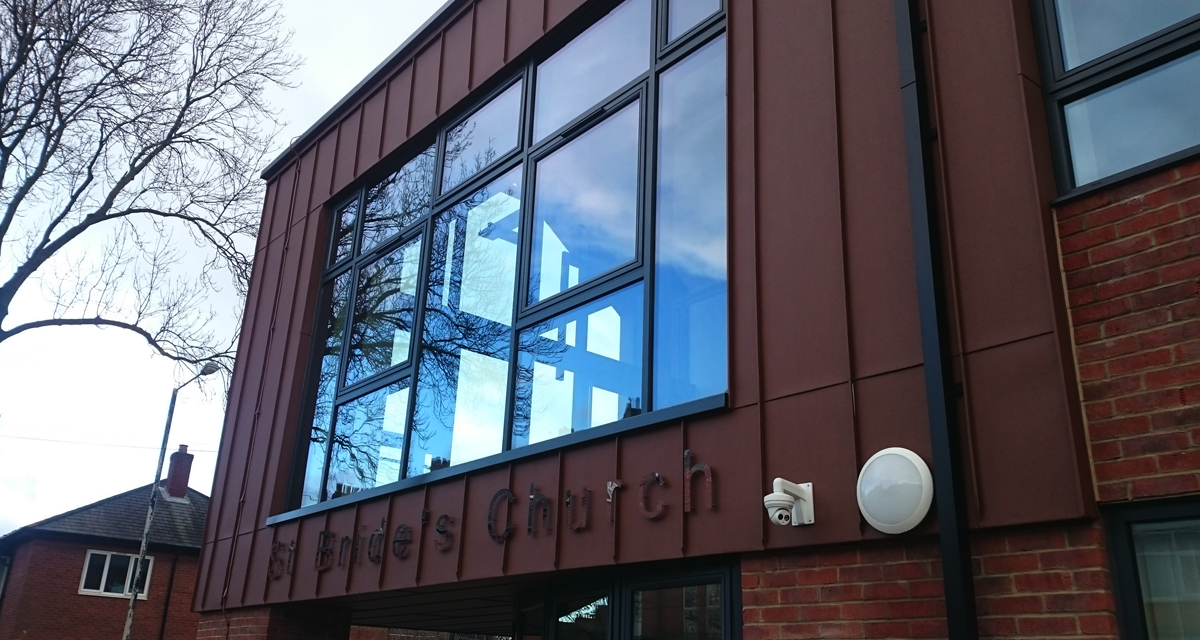 Zipped Standing Seam roofing and cladding by Longworth St Brides Church 2