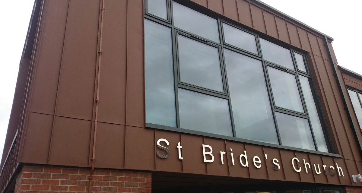Zipped Standing Seam roofing and cladding by Longworth St Brides Church 3