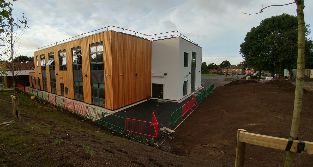 St Luke's Primary CofE Primary School Laing O'Rourke and Atkins Global cladding