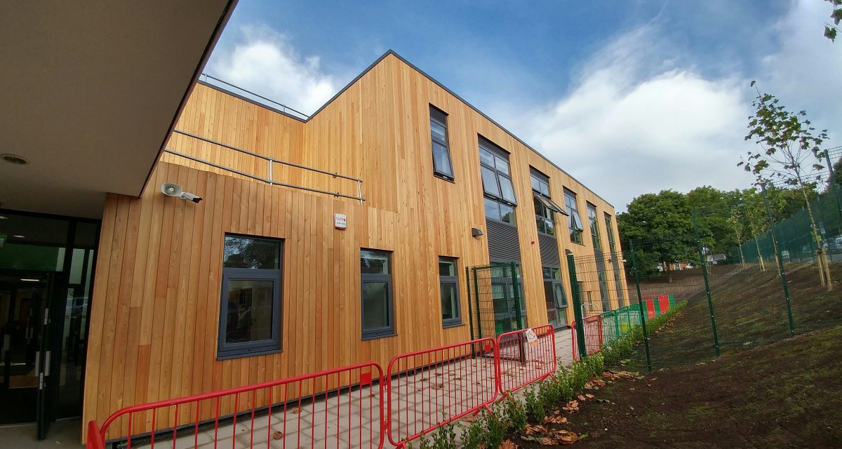 St Luke's Primary CofE Primary School Laing O'Rourke and Atkins Global cladding