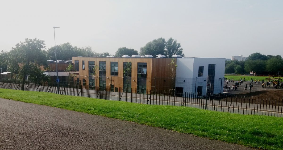 St Luke's Primary CofE Primary School Laing O'Rourke and Atkins Global cladding