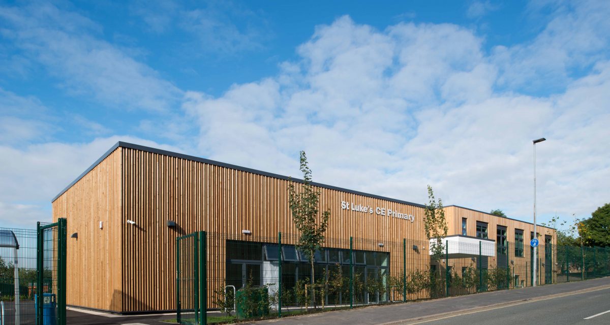 St Luke's Primary CofE Primary School Laing O'Rourke and Atkins Global cladding