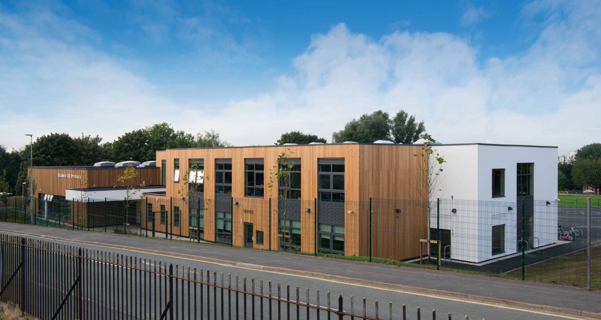 St Luke's Primary CofE Primary School Laing O'Rourke and Atkins Global cladding