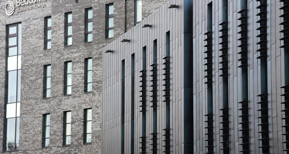 Blackburn College Rimex main entrance elevation