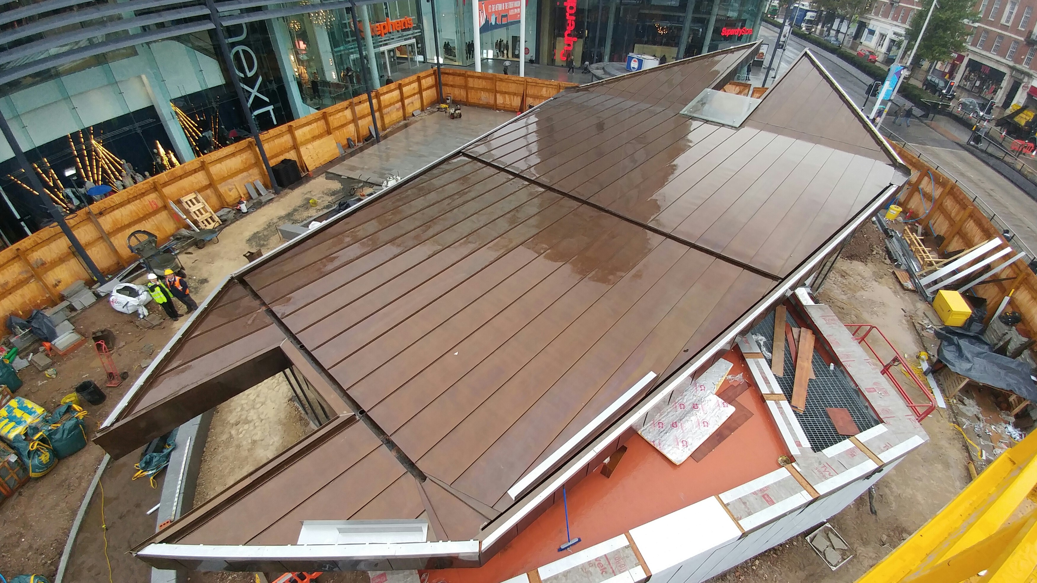 Caffe Nero Hull Longworth Brass Roofing