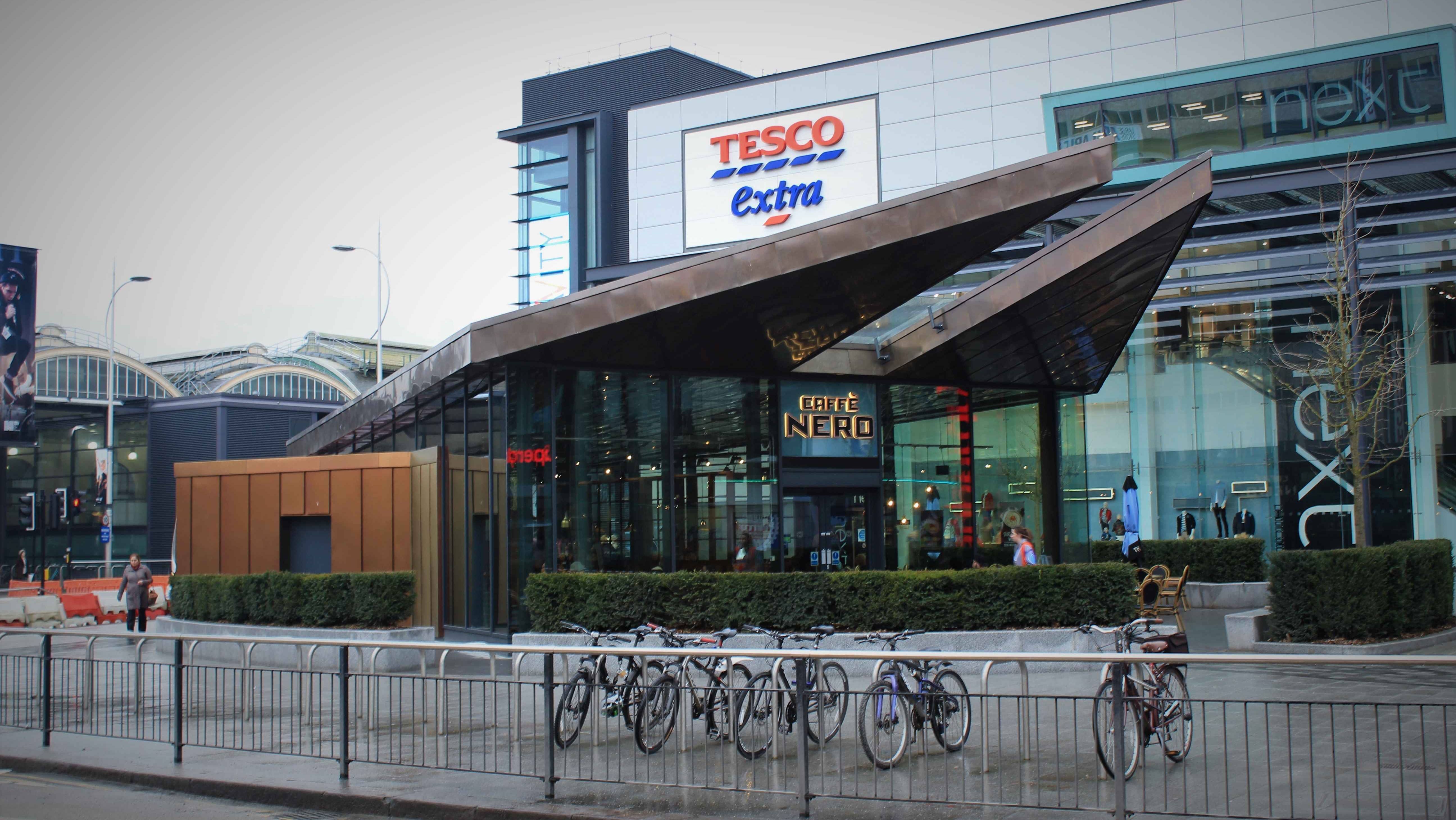 Caffe Nero Hull Longworth Brass Cladding