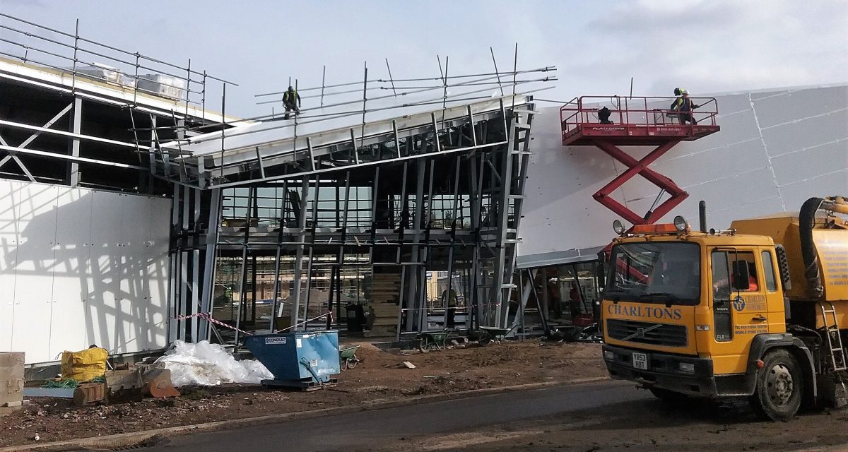 Zinc roofing and cladding Astley Point Longworth prepping the steep feature diamond roof for VMZINC