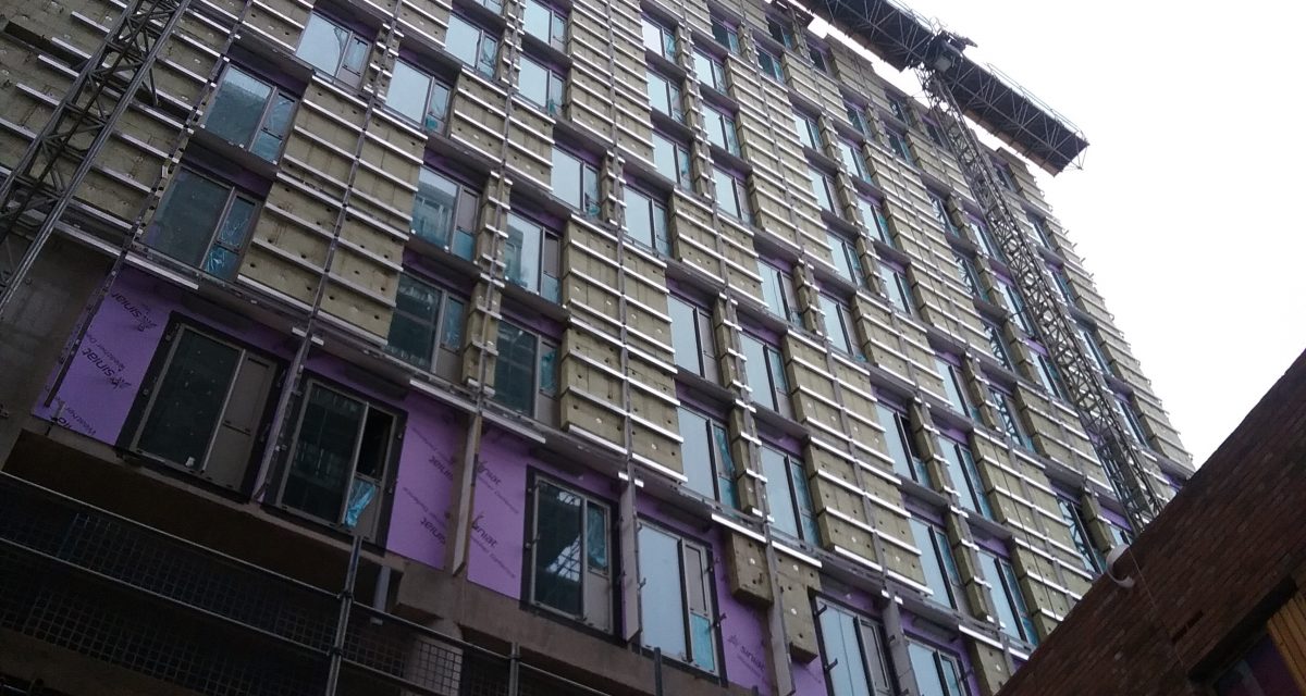 Photo of construction progress at Paradise Street Coventry